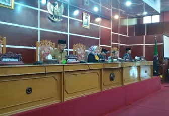 Paripurna Istimewa Pengganti Antar Waktu DPRD Kota Bengkulu Suhartini