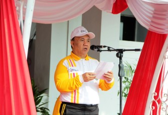 Sekretaris Daerah Provinsi Bengkulu Nopian Andusti Pimpin Upacara Peringatan Hari Olahraga Nasional Ke XXXVI Tahun 2019
