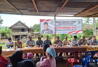 Wakil Ketua I DPRD Kepahiang Andrian Defandra SE, M, Si Serap Aspirasi Masyarakat  