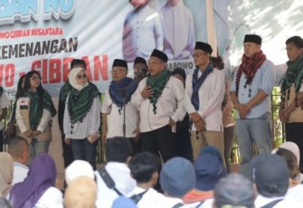 Sorban NU mendeklarasikan dukungan untuk calon presiden dan calon wakil presiden nomor urut 02, Prabowo Subianto-Gibran Rakabuming Raka di Pilpres 2024. 
