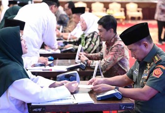 Panglima TNI saat Hadiri Penyerahan Zakat Tahun 2024 Oleh Presiden RI Joko Widodo Kepada Baznas