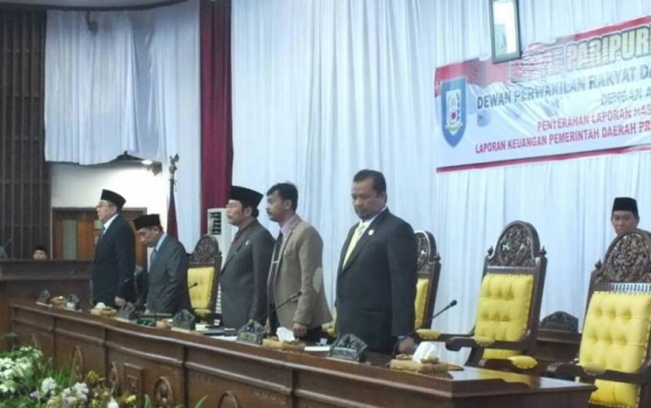 Paripurna penyerahan LHP BPK RI