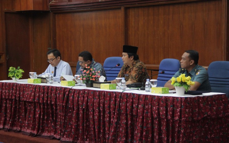 Rapat persiapan Bengkulu Triathlon 2017 di Ruang Pola Pemda Bengkulu, Kamis (6/7).