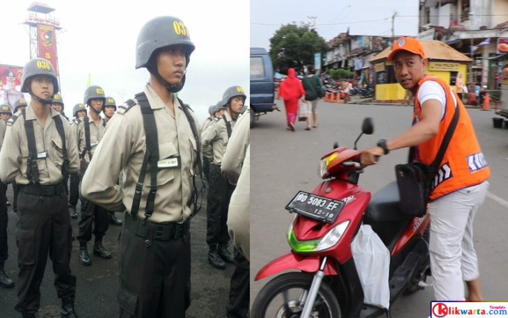 Anak Juru Parkir Pasar Minggu Lulus Bintara Polri. Foto: (tribratanewsbengkulu.com)
