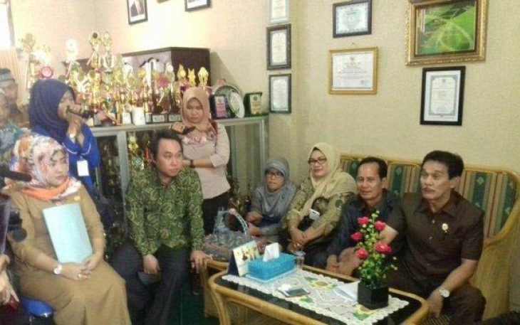 Sidak Komisi III DPRD Kota ke SMP Negeri 2 Kota Bengkulu. 