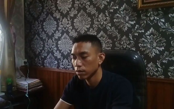 Kasat Reskrim AKP Roy Noor, S.IK saat memberikan keterangan kepada awak media