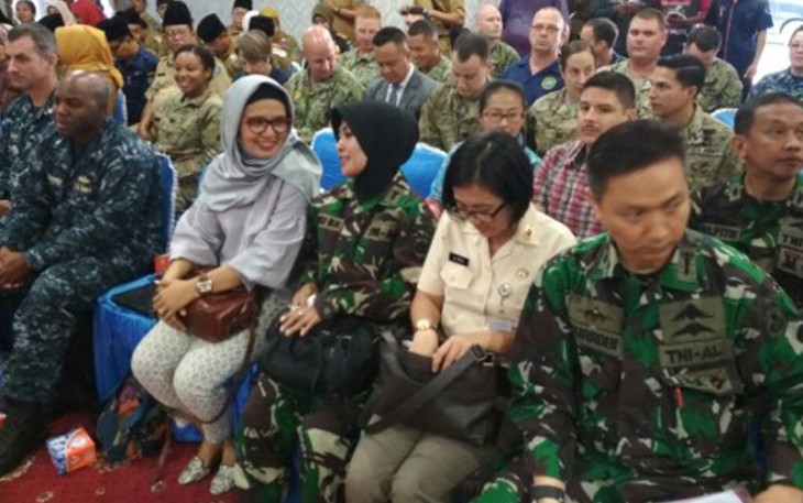 Walikota Bengkulu Helmi Hasan Senin (25/09/2017) kedatangan United States Army (Tentara Amerika)