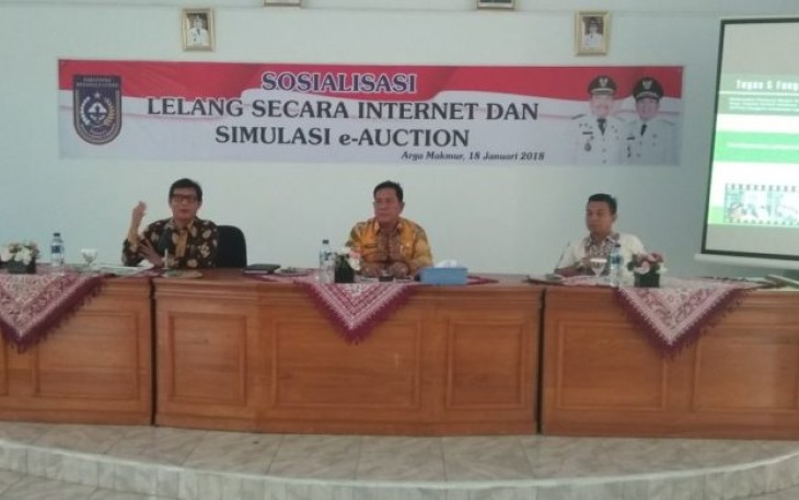 Sosialisasi Simulasi E-Auction BPKAD Kabupten Bengkulu Utara