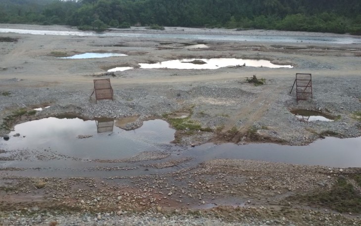 Pengerukan Pasir dan Batu PT Rizki Putra Bersaudara. 