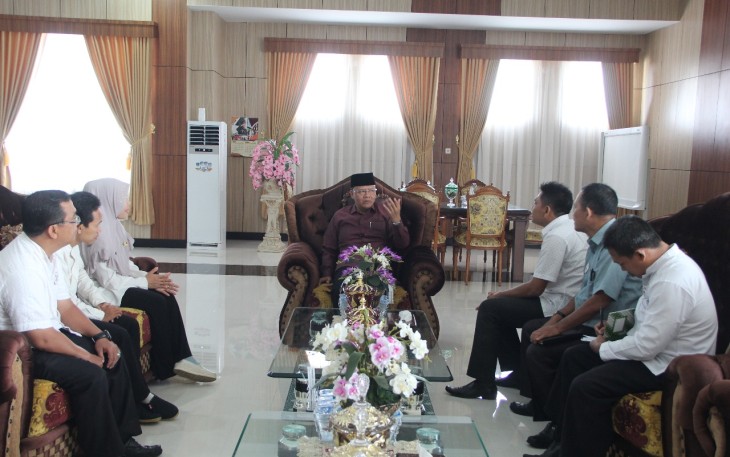 Plt Gubernur Rohidin Mersyah Audensi Dengan Pengurus Koperasi Syariah 212