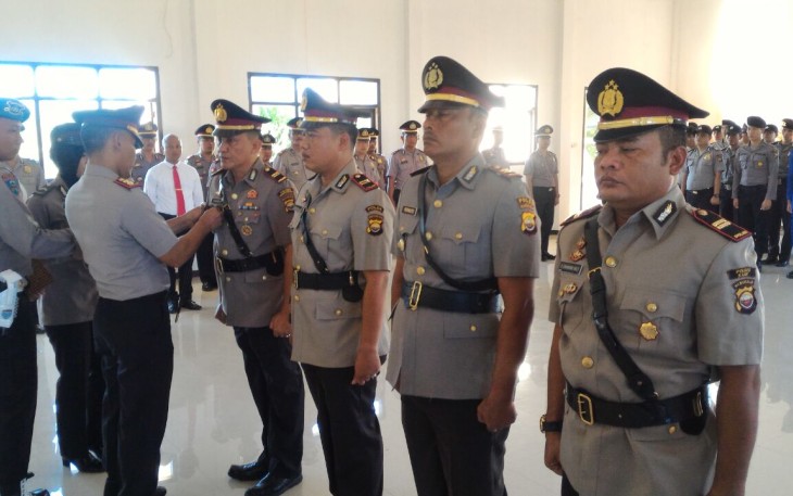 Sertijab Kasat Intelkam dan Kasat Narkoba Polres Kaur