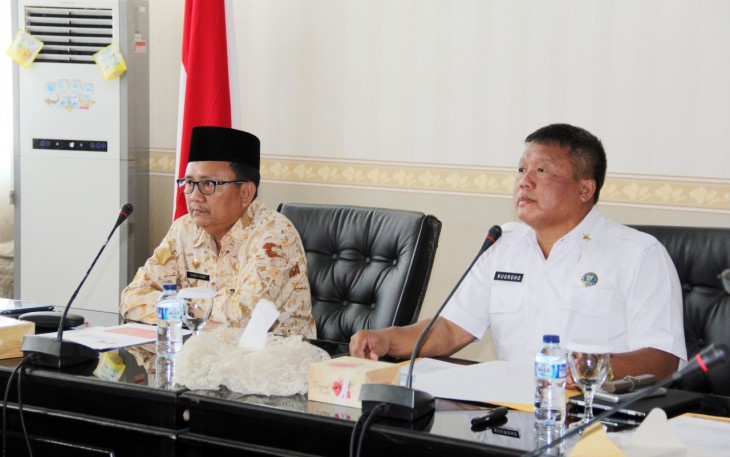 Ass I Hamka Sabri membuka Rapat Sinergi bersama Institusi terkait Dalam Rangka Advokasi Pembangunan Berwawasan Anti Narkoba Kepada Institusi Pemerintah.