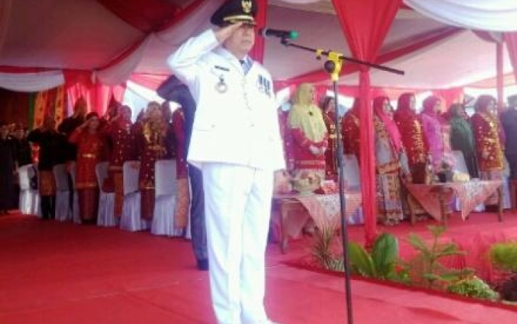 Bupati Seluma H. Bundra Jaya, S.H, M.H Bertindak Sebagai Inspektur Upacara