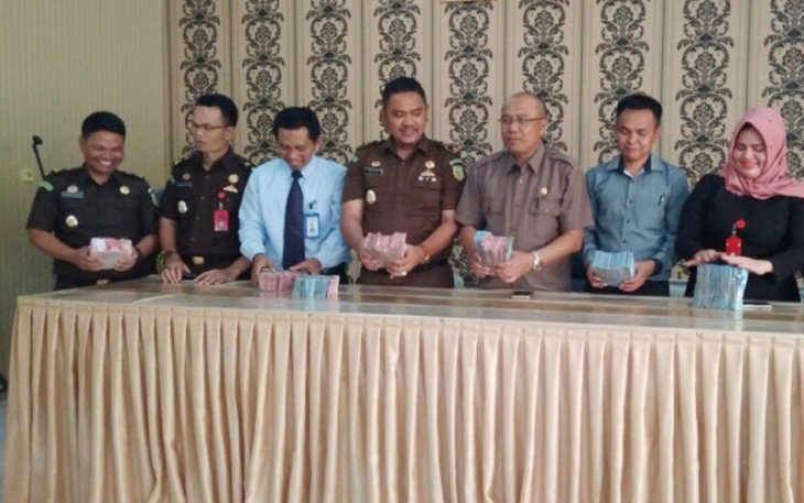 Kajari Kepahiang H Lalu Syaifudin dalam press releasenya.