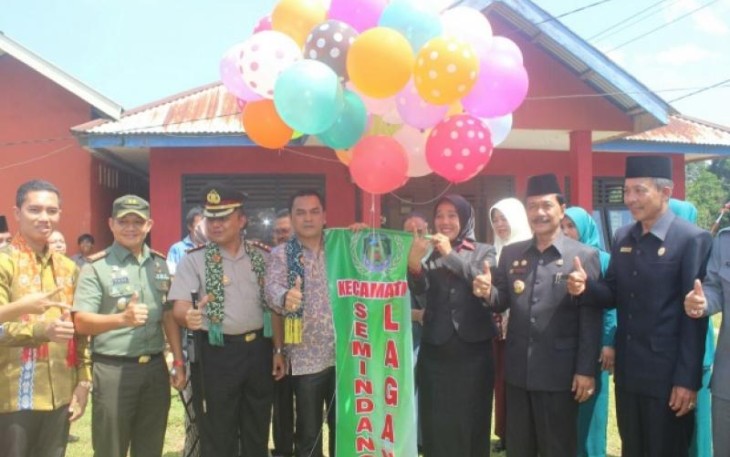 Bupati Bengkulu Tengah Ferry Ramli Resmikan Kecamatan Semidang Lagan 