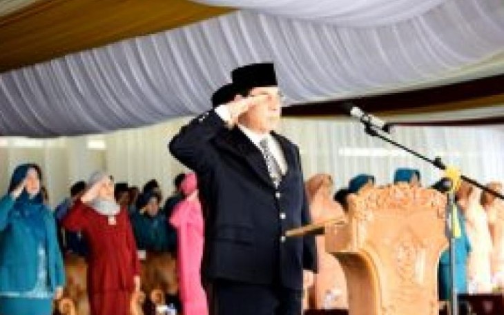 Pemkab Rejang Lebong Saat Upacara Hardiknas