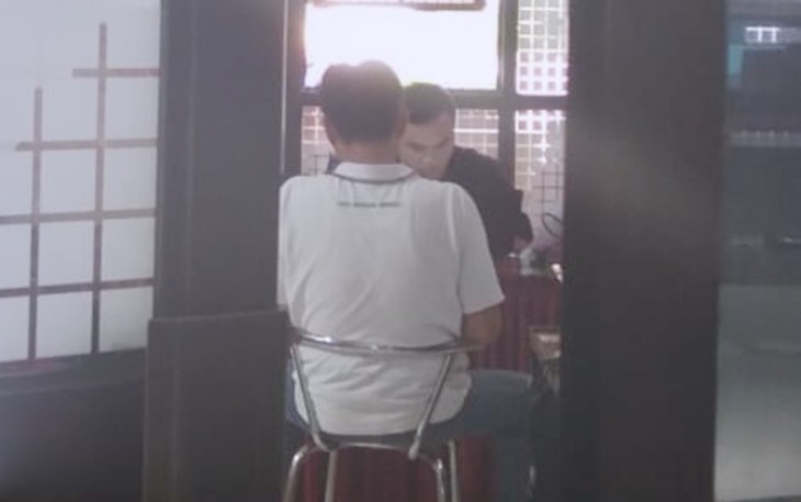AR saat melapor ke Polda Bengkulu