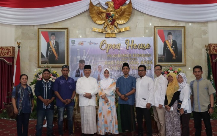 Plt Gubernur Bengkulu Rohidin Mersyah Gelar Open Hause di Balay Raya Semarak 
