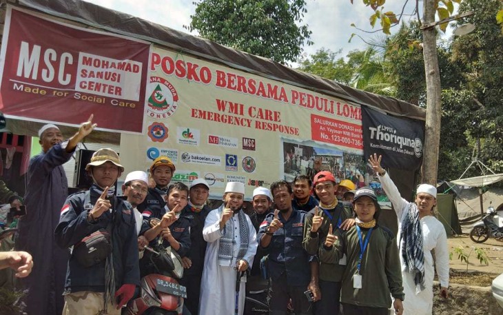 Helmi Hasan bersama rombongannya