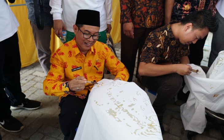 Asisten III Sekretariat Daerah Provinsi Bengkulu Gotri Suyanto membuka secara resmi Gebyar SMK Tahun 2018