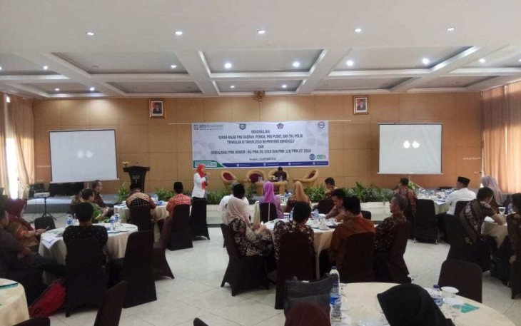 Deputi Direksi Badan Penyelenggara Jaminan Sosial (BPJS) Kesehatan Wilayah Sumatera Selatan, Kepulauan Bangka Belitung, dan Bengkulu, Erna Wijaya Kesuma.