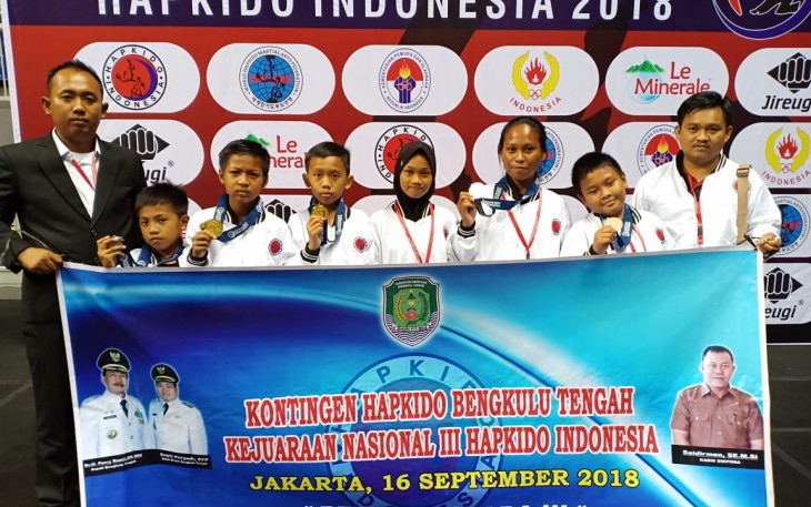 Atlet Beladiri Hapkido Perwakilan Bengkulu Tengah 
