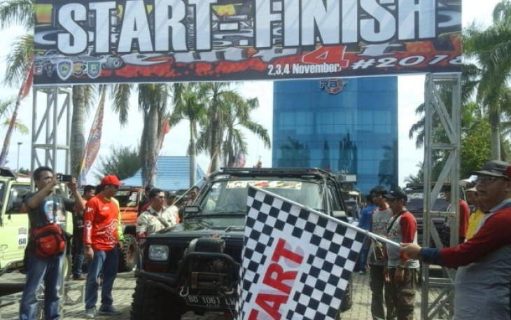 Start RAOX 4 dilepas Plt Gubernur Bengkulu Rohidin Mersyah