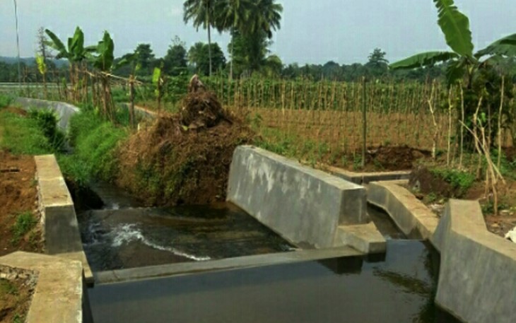 Dam Parit Desa Baturaja Kol, Kecamatan Hulu Palik, Bengkulu Utara