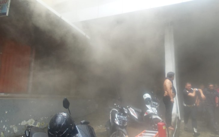 Kebakaran di PTM kota Bengkulu