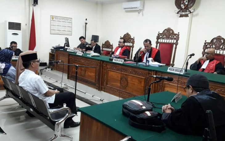Sidang vonis Dirwan Mahmud, Hendrati dan Nursilawati di PN Tipikor Bengkulu