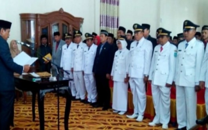 Ratusan Pejabat Bengkulu Utara di Mutasi