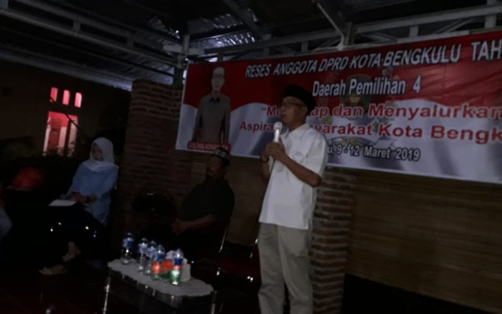 Anggota DPRD Kota Bengkulu Solihin Adnan 