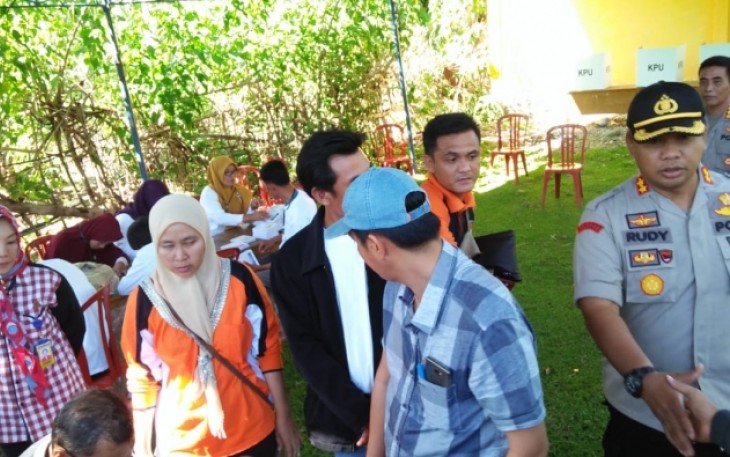 Kejadian kertas suara capres dan cawapres tidak ada alias kosong di TPS 1 Desa Gunung Sakti, Bengkulu Selatan. foto (bengkulutoday.com)