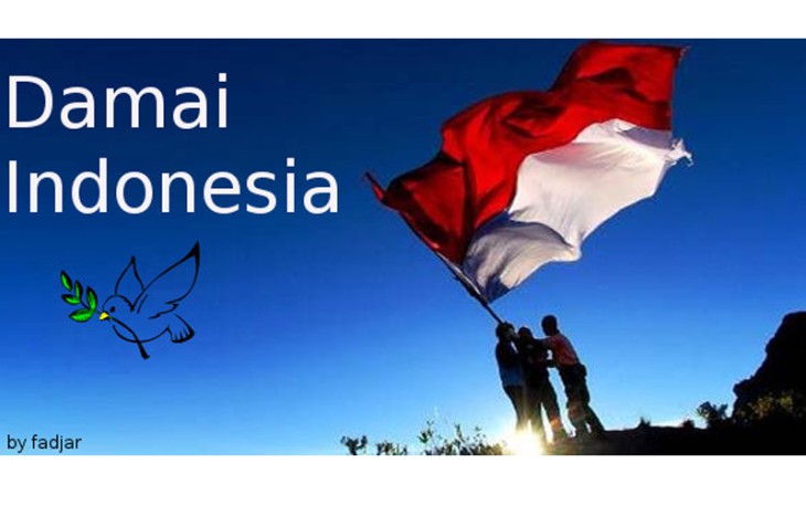 Ilustrasi Indonesia yang Damai (Foto : Kompasiana)