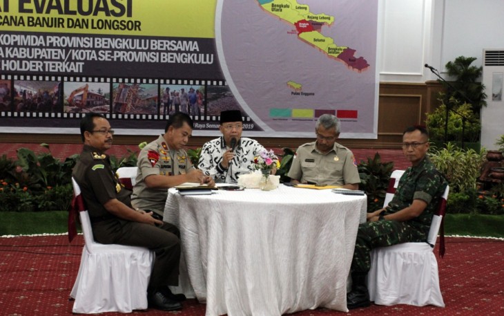 Gubernur Bengkulu Rohidin Mersyah Berikan Arahan 