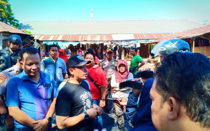 Wakil Walikota Bengkulu Dedy Wahyudi Tinjau Lokasi Kebakaran 