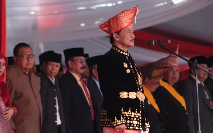 Bupati Bengkulu Tangah Ferry Ramli Jadi Inspektur Upacara Peringatan Hari Jadi Kabupaten Bengkulu Tengah ke-11