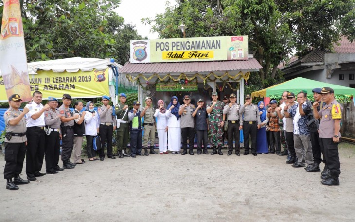 Plt Bupati Asahan Tinjau Posko Lebaran