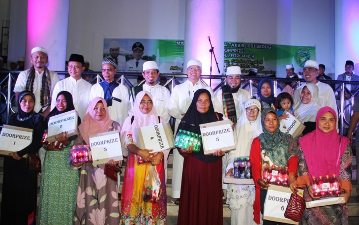 Gubernur bersama Kapolda dan Walikota Bengkulu Gelar 1001 Bedug dan 1001 Doorprize