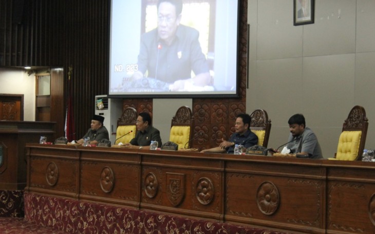 Pansus DPRD Provinsi Setuju Raperda RIPPAR 2019-2024 Dilanjutkan Pembahasannya