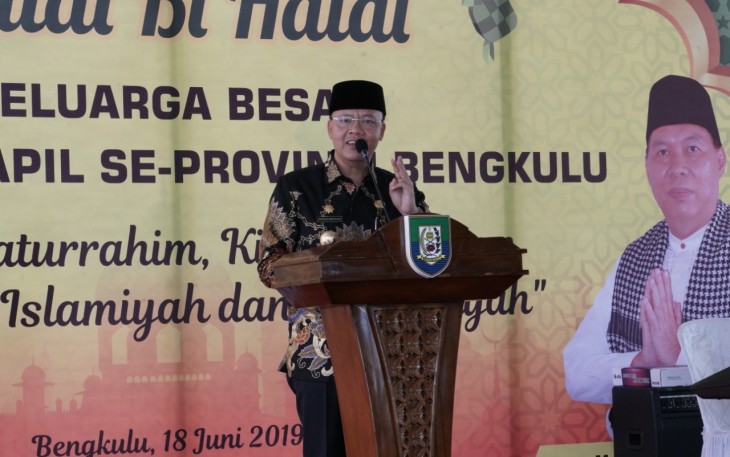Gubernur Bengkulu Rohidin Mersyah Hadir Dalam Halal Bi Halal 