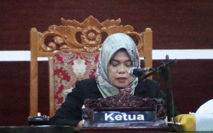 Ketua DPRD Kota Bengkulu Baidari Citra Dewi Pimpin Rapat Paripurna 