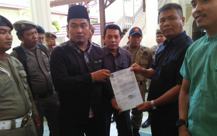 Puluhan Mahasiswa Desak Definitifkan Plt Bupati Asahan