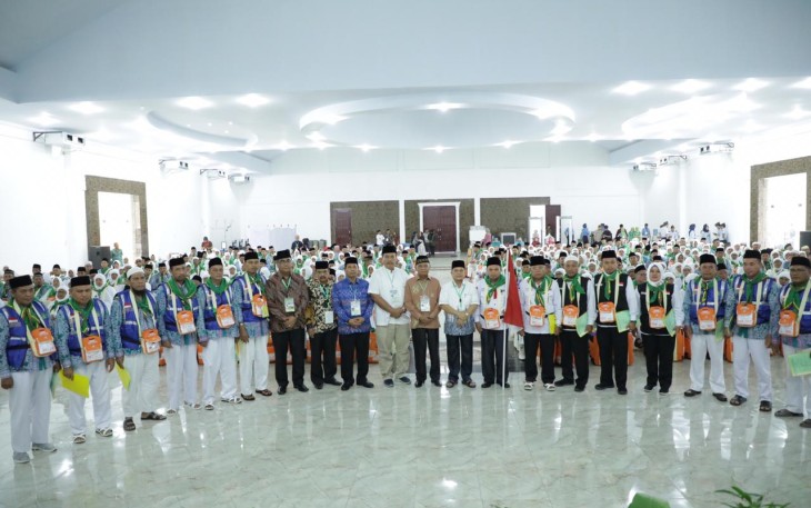 JCH Kloter 3 Kabupaten Asahan Diberangkatkan ke Makkah