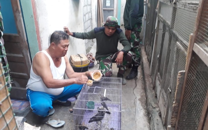 Harsono Warga Penangkar Burung Jalak 