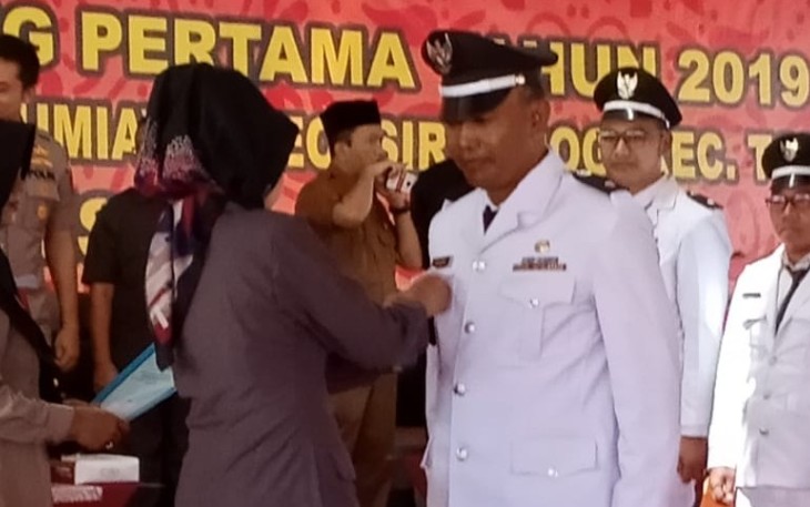 Pelantikan Kepala Desa Tahun 2019 di wilayah Brebes Selatan
