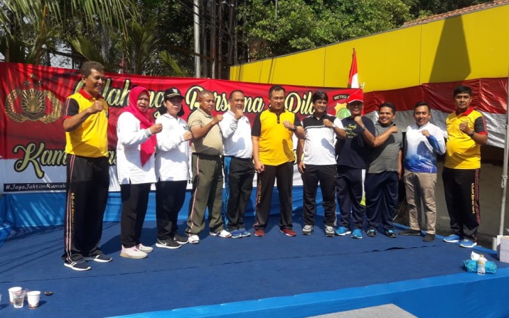 Giat Olahraga Tiga Pilar Jelang Pelantikan Presiden 2019