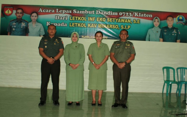 Acara Tradisi Lepas Sambut Komandan Kodim 0723/Klaten