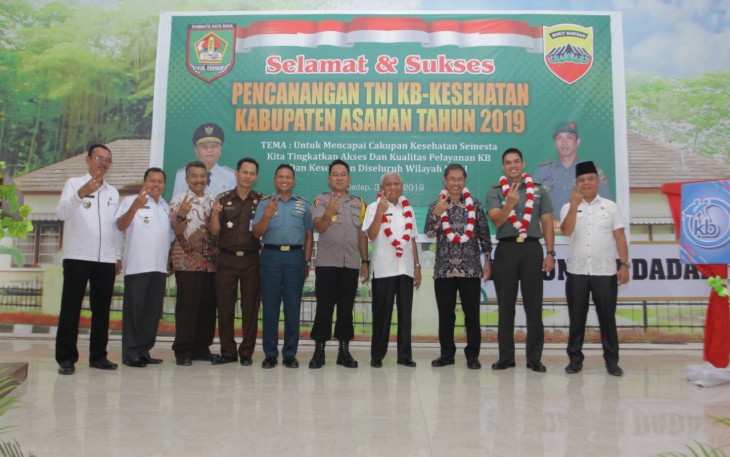 Kodim 0208/Asahan Gelar Pencanangan TNI KB-Kesehatan