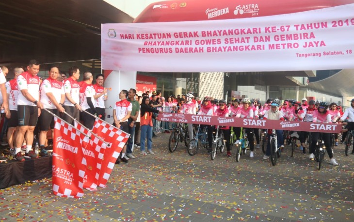 Gowes Merdeka PT Astra International